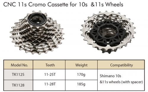 TOKEN トーケン TK1125 11Sクロモリカセット スプロケット