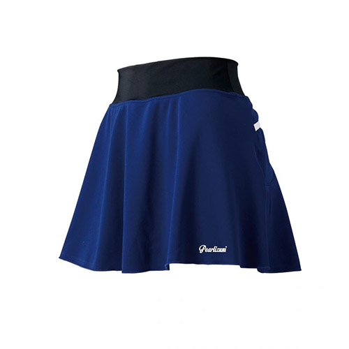 ■PEARLIZUMI(パールイズミ) W753 ギャザー スカート 10.ネービー