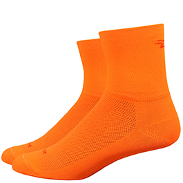 DeFeet(ディフィート) AI3 ソックス/D-Logo Hi-Vis Orange