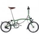 BROMPTON (ブロンプトン) Classic Edition C Line EXPLORE (Cライン) Mid 6速 M6L 小径車 完成車 折りたたみ自転車 Laurel Green