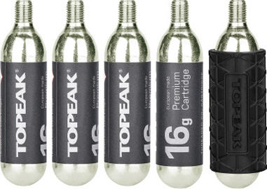 TOPEAK(トピーク) 16g ネジ付 CO2カートリッジ 5本セット