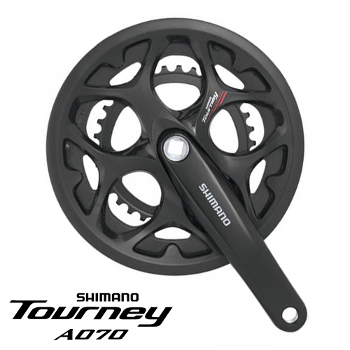Shimano TOURNEY FC-A070 クランクセット(50×34T) ガード有