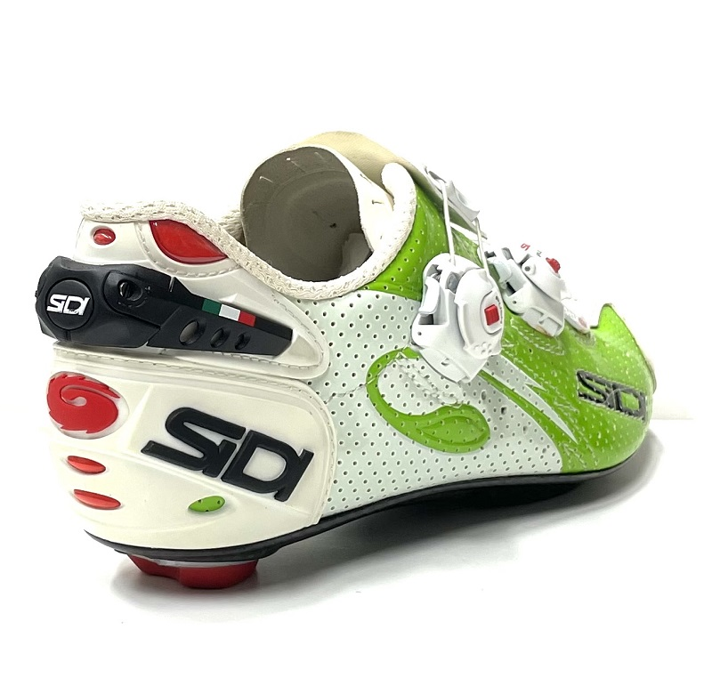 ウエムラサイクルパーツインターネット店 / 【S-152】 SIDI (シディ) WIRE CARBON AIR VERNICE ワイヤーカーボン  エアー ロード ビンディング シューズ/グリーンホワイト/40.0(25.0cm)