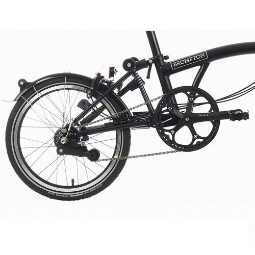 ウエムラサイクルパーツインターネット店 / BROMPTON (ブロンプトン) C Line EXPLORE LOW (Cライン) 6速 S6R  リアキャリア付 2024年 小径車 完成車 折りたたみ自転車 マットブラック