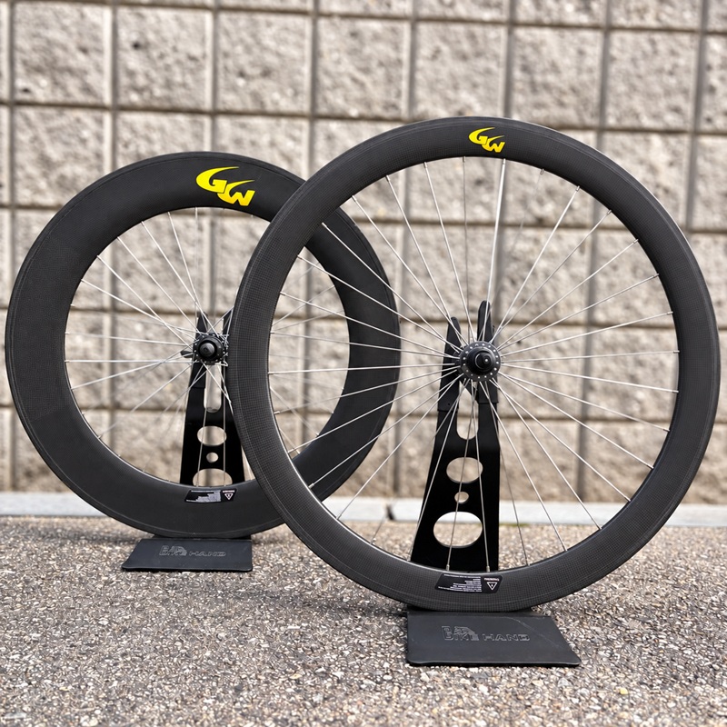 【SALE】 GanWel l (ガンウェル) T700 カーボンチューブラー x Shimano ULTEGRAハブ オリジナル カーボンチューブラー ホイール