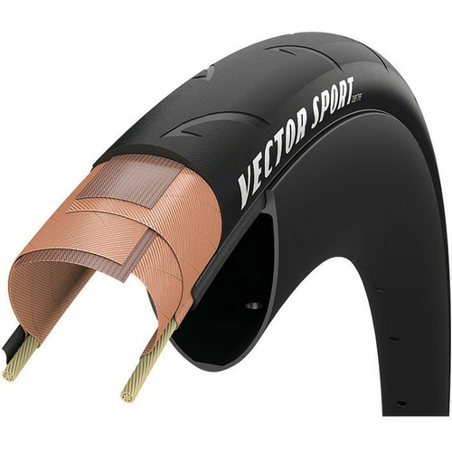 GOODYEAR (グッドイヤー) VECTOR SPORT (ベクタースポーツ) チューブタイプ ロードタイヤ