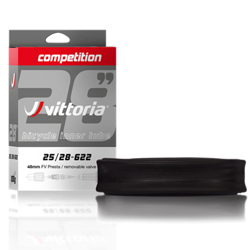 Vittoria コンペティション ブチルチューブ(仏式バルブ48mm・700×19-23C)