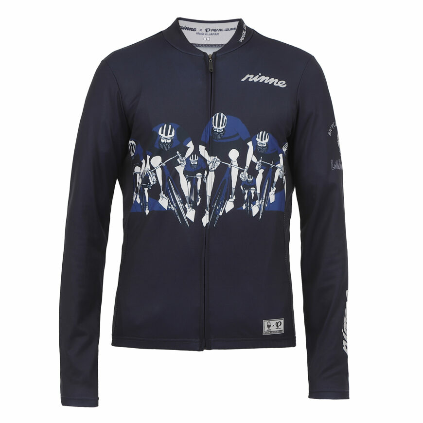 PEARLIZUMI(パールイズミ) S623-BL リンネロングスリーブジャージ 1.ダークネイビー ベーシックフィット 2025年春夏モデル