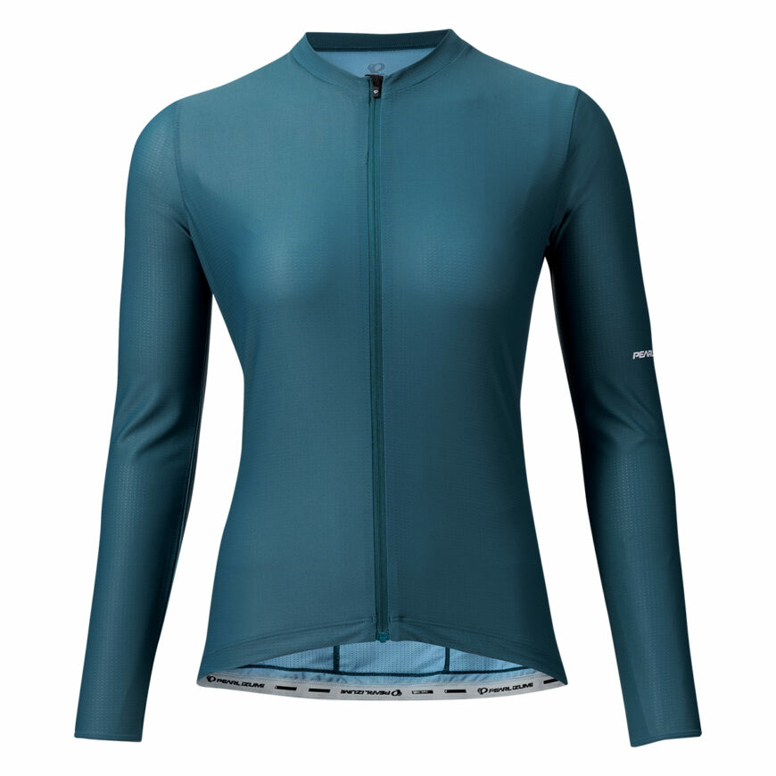 PEARLIZUMI(パールイズミ) W618-BL ミニマルUVロングスリーブジャージ 12.マカレル レディースウェア ベーシックフィット 2025年春夏モデル