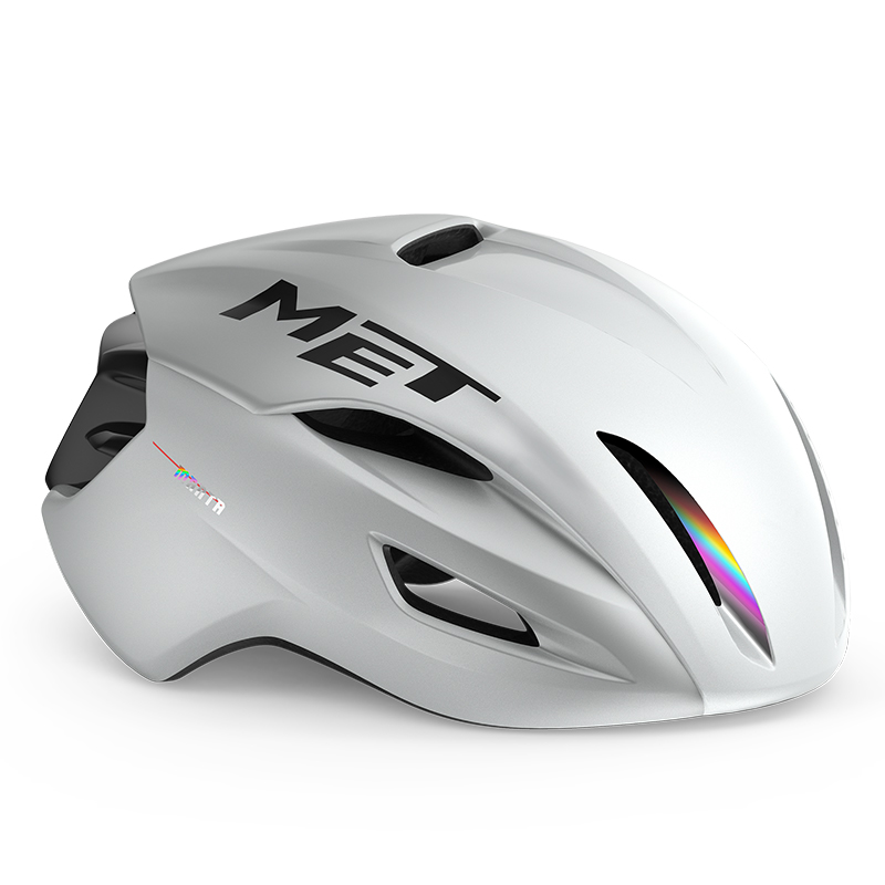 MET ( メット ) MANTA MIPS ( マンタ ミップス ) エアロヘルメット White Holographic / Glossy