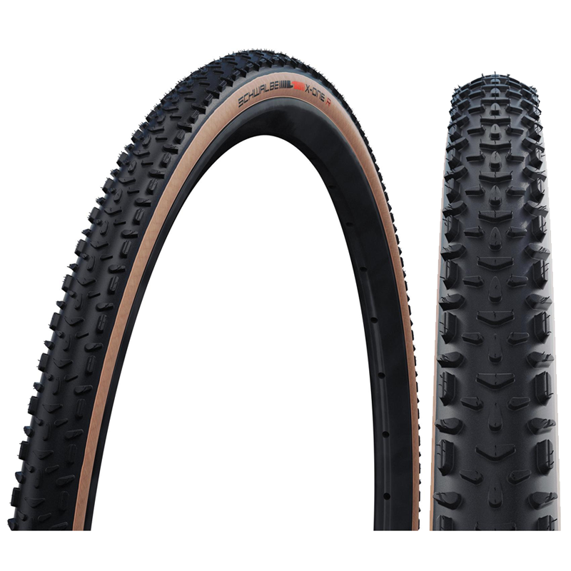 SCHWALBE (シュワルベ) X-ONE R (エックスワン アール) チューブレスイージー シクロクロスタイヤ トランスペアレント 700×33C