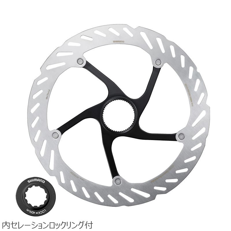 Shimano (シマノ) RT-CL700 ディスクブレーキローター 203mm/内セレーションロックリング付