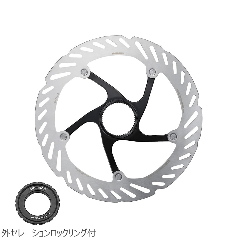Shimano (シマノ) RT-CL700 ディスクブレーキローター 180mm/外セレーションロックリング付
