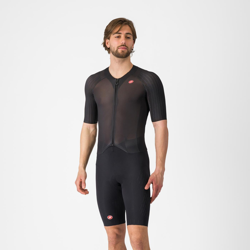CASTELLI ( カステリ ) 4525077 SANREMO S SPEED SUIT ( サンレモ S スピードスーツ ) ワンピース 010 BLACK