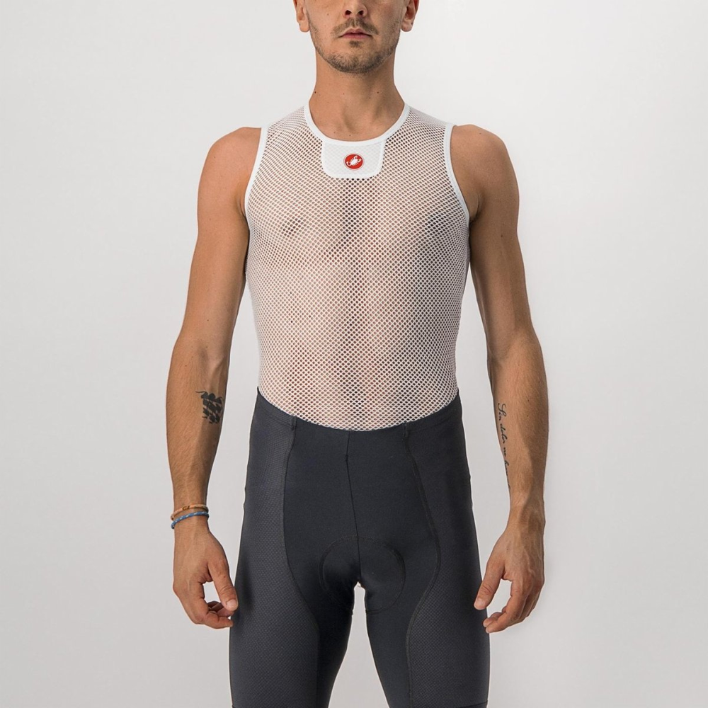 CASTELLI ( カステリ ) 4517028 CORE MESH 3 SLEEVELESS ( コアメッシュ3 スリーブレス ) インナートップス 001 WHITE