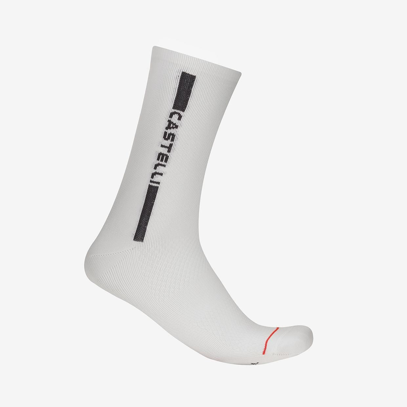 CASTELLI (カステリ) 4526032 LINEA LOGO 15 SOCK ソックス 001WHITE/BLACK