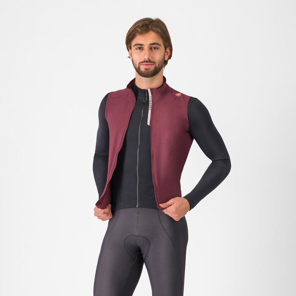 CASTELLI ( カステリ ) ESPRESSO VEST ( エスプレッソ ベスト )  625 DEEP BORDEAUX