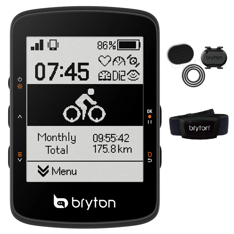 bryton (ブライトン) Rider460D (ライダー460D) GPSサイクルコンピューター (ケイデンス、心拍センサー付)
