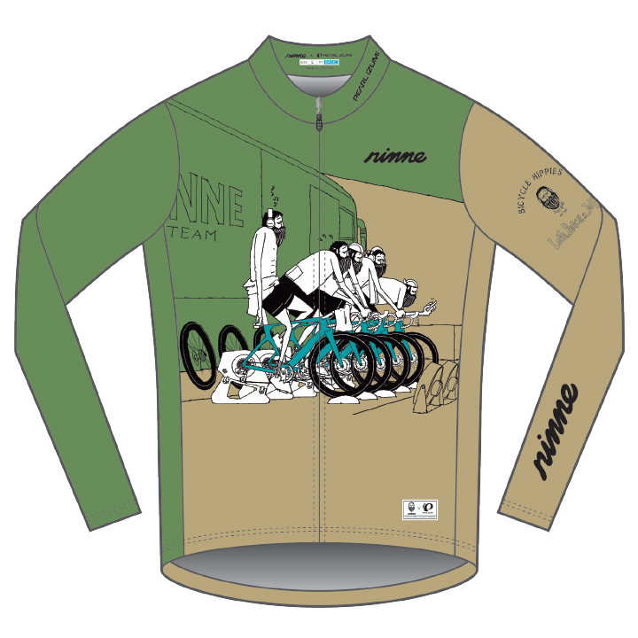 【予約締切7月23日】 PEARLIZUMI (パールイズミ) S3455-BL リンネジャージ 3.モスグリーン 15度対応 ベーシックフィット 2025年秋冬限定モデル