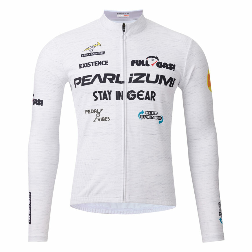 PEARLIZUMI (パールイズミ) N3455-BL プリントジャージ 11.パールホワイト 15度対応 レースフィット 2025年秋冬モデル