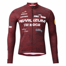 PEARLIZUMI (パールイズミ) N3455-BL プリントジャージ 12.パールバーガンディ 15度対応 レースフィット 2025年秋冬モデル