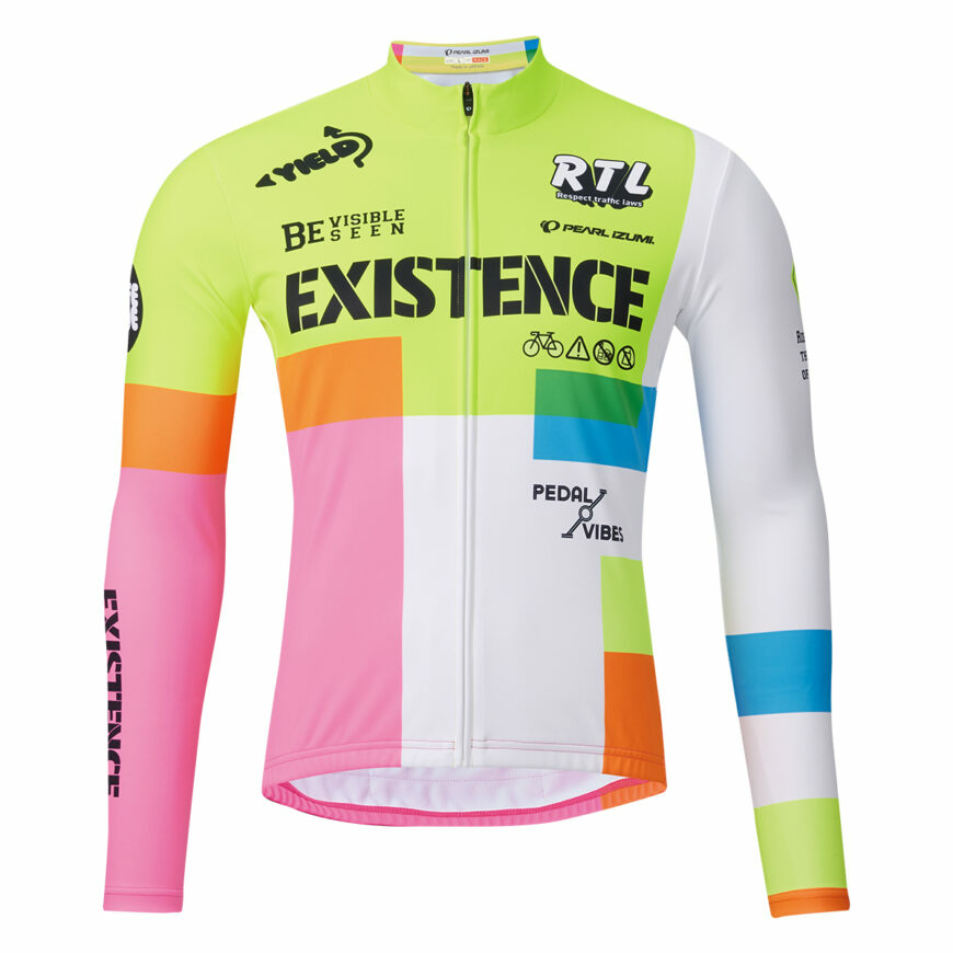 PEARLIZUMI (パールイズミ) N3455-BL プリントジャージ 13.ネオン 15度対応 レースフィット 2025年秋冬モデル