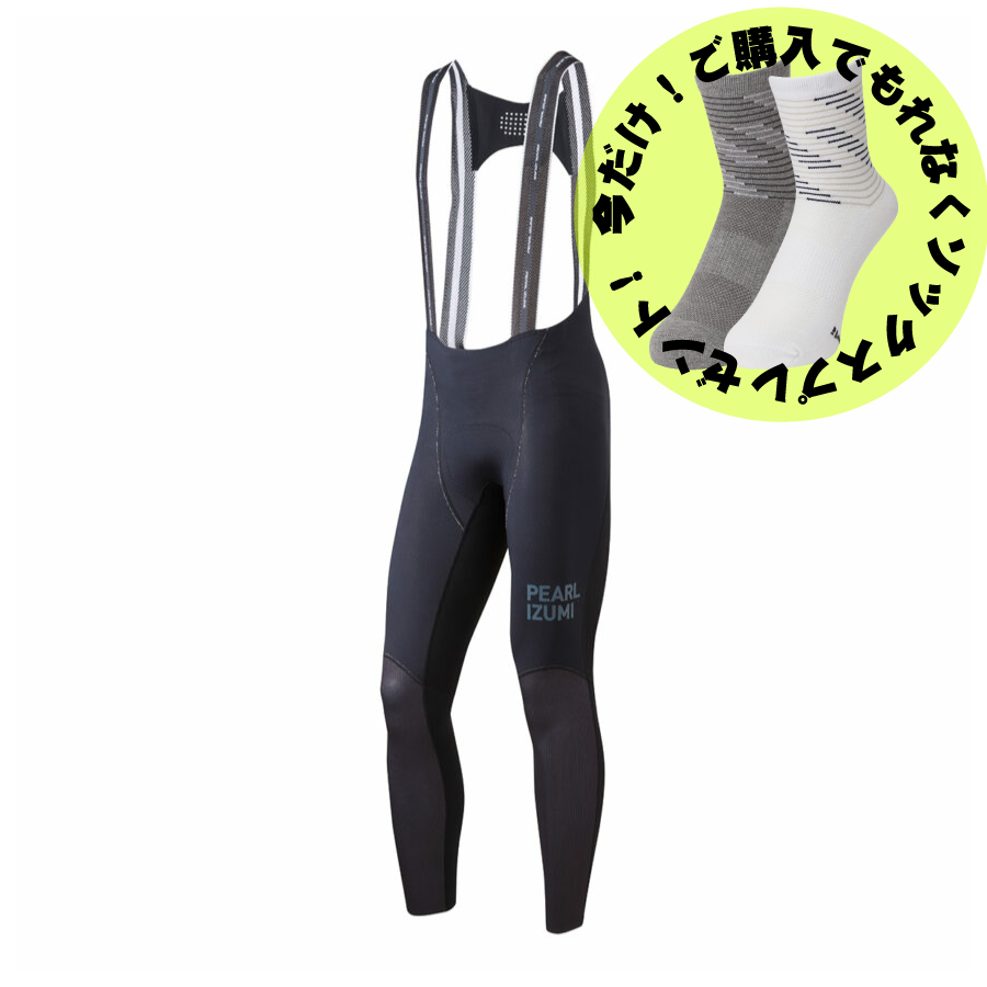 PEARLIZUMI (パールイズミ) T1600-3DF3 プレミアムサミットビブタイツ 1.ブラック 10度対応 2025年秋冬モデル