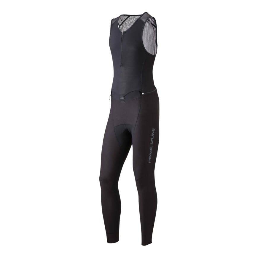 PEARLIZUMI (パールイズミ) T6500-3DX ウィンドブレーククイックビブレーサータイツ 5.ブラック 5度対応 2025年秋冬モデル