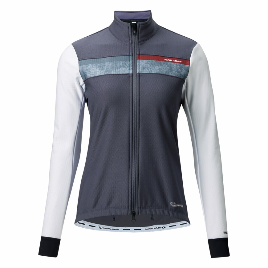 PEARLIZUMI(パールイズミ) W3500-BL ウィンドブレークジャケット 5.シャドー/ホワイト 5度対応 レディースウェア 2025年秋冬モデル