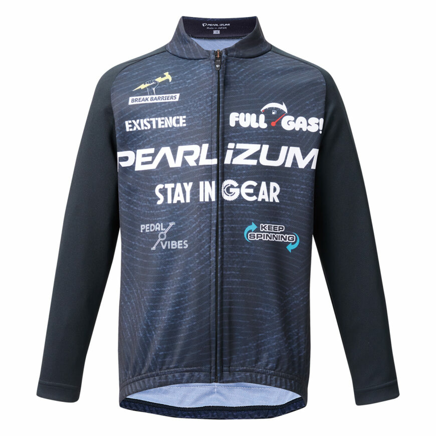 PEARLIZUMI(パールイズミ) K3455-BL キッズプリントジャージ 3.パールブラック 2025年秋冬モデル