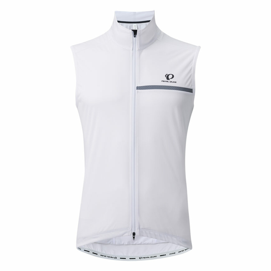 PEARLIZUMI(パールイズミ) 2310 ストレッチウィンドシェルベスト 4.ホワイト ユニセックス 2025年秋冬モデル