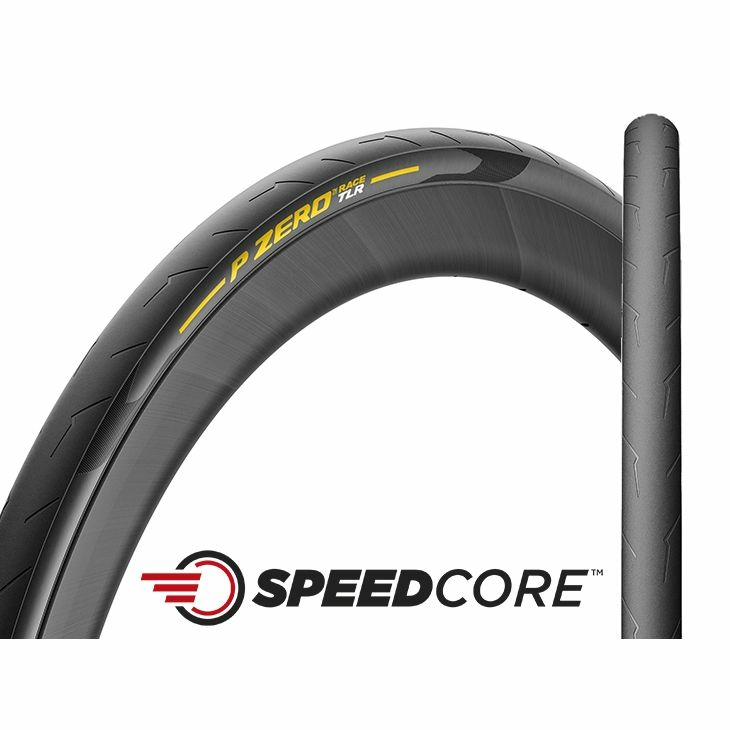 【BLACK FRIDAY SALE】PIRELLI (ピレリ) P ZERO RACE TLR SPEEDCORE ロードチューブレスレディタイヤ YELLOW 700×26C