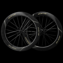 ELITEWHEELS（エリートホイール）DDRIVE II 65D (ドライブ2 65D) カーボンスポーク ディスクブレーキ ホイール前後セット ゴールドデカール