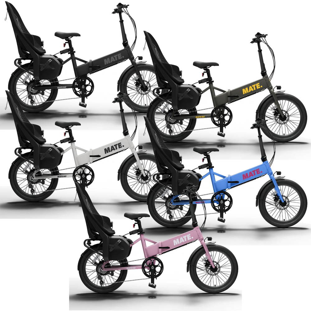 【対面販売】MATE.BIKE (メイトバイク) MATE GO+ Family (Thule) (メイトゴープラス ファミリー スーリー) 折り畳み電動アシスト小径車