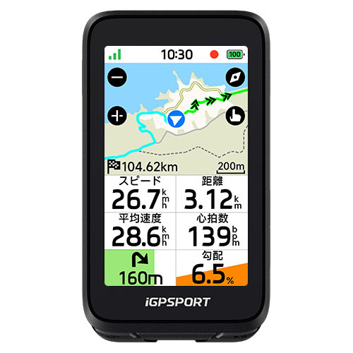 iGPSPORT (アイジーピースポーツ) BiNavi Air GPS内蔵サイクルコンピューター