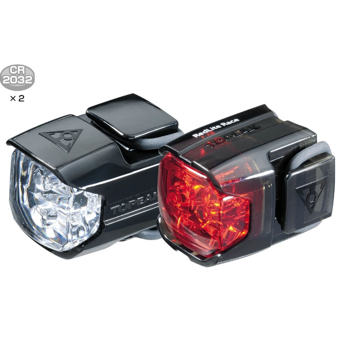 TOPEAK (トピーク) WHITELITE RACE & REDLITE RACE COMBO （ホワイトライト レース&レッドライト レース コンボ） LEDライト前後セット