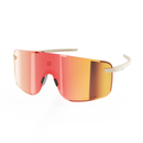 ULAC (ユーラック) VISIONAR Photochromic 調光レンズ サングラス [オフホワイト/ラリーレッドフォトクロミック]