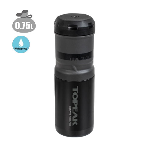 TOPEAK(トピーク) ESCAPE POD + （WITH TUBE CUBE） エスケープポッド+ （チューブ キューブ付） ツールボトル