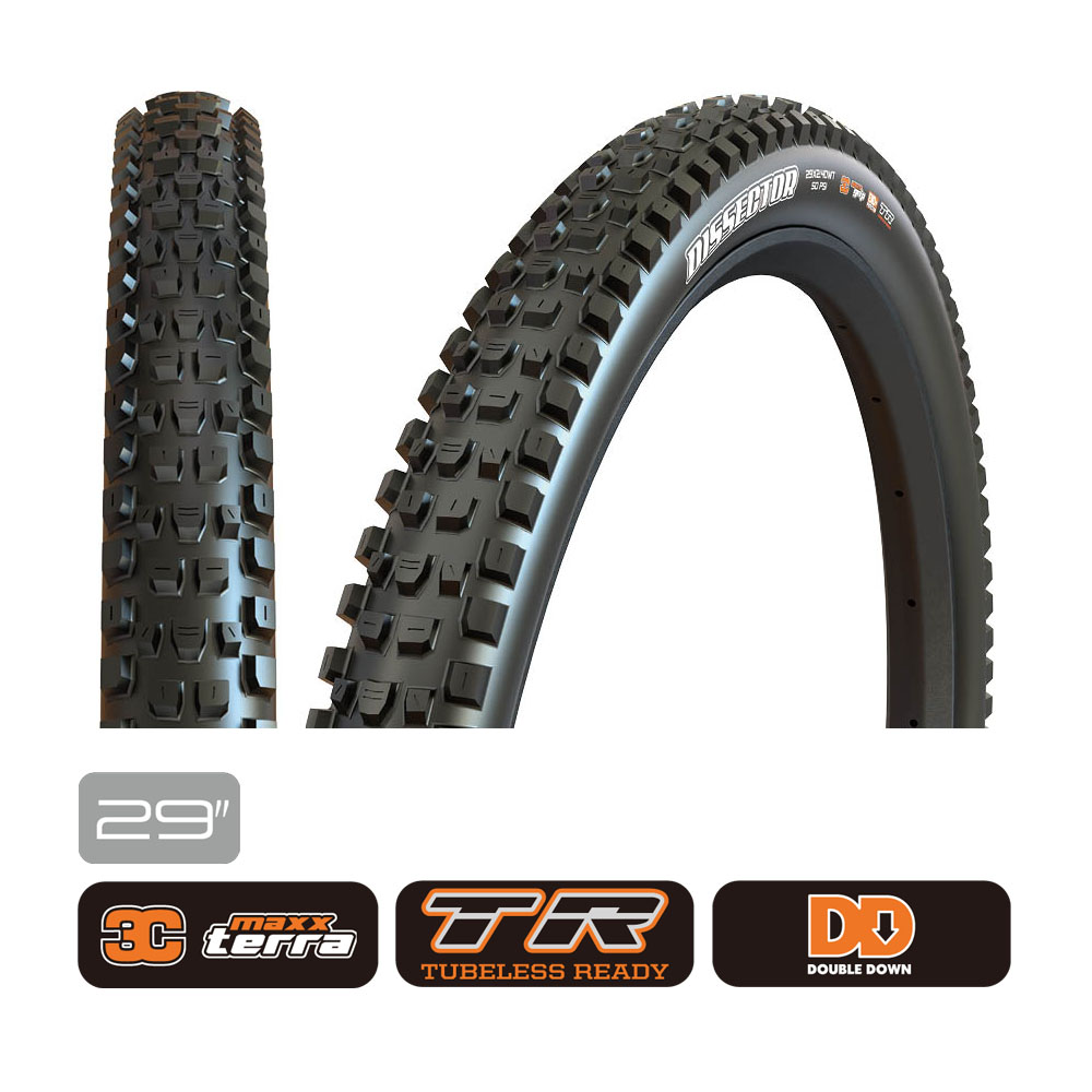 MAXXIS (マキシス) Dissector ディセクター 3Cマックステラコンパウンド/ダブルダウンケーシング MTBチューブレスレディタイヤ