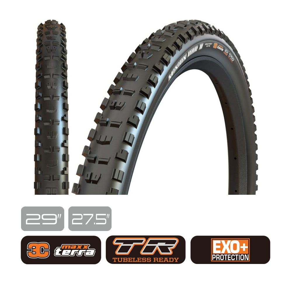MAXXIS(マキシス) Minion DHR 2 ミニオンDHR2 3Cマックステラコンパウンド/EXO+ケーシング MTBチューブレスレディタイヤ