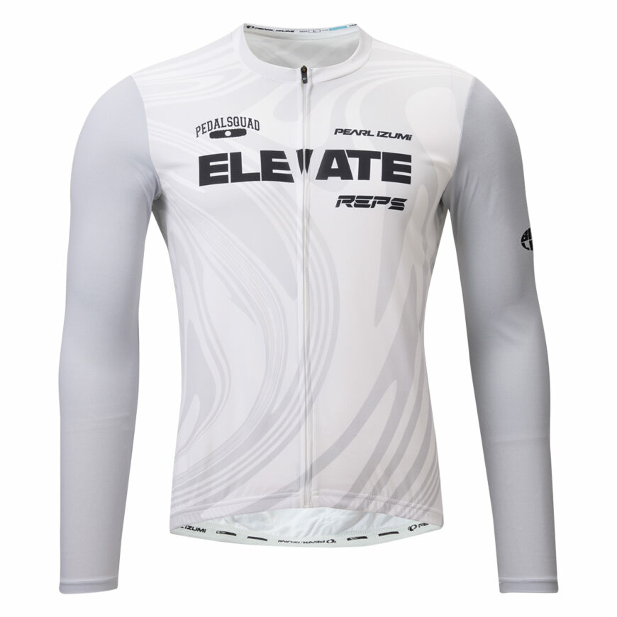 PEARLIZUMI (パールイズミ) B623-BL ロングスリーブジャージ ワイドサイズ 10.ホワイトマーブル 2026年春夏モデル