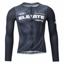 PEARLIZUMI (パールイズミ) N623-BL ロングスリーブレースジャージ 11.ブラックマーブル レースフィット 2026年春夏モデル