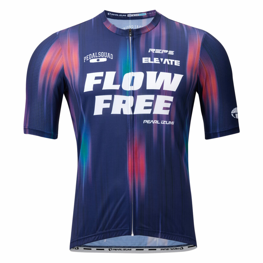 PEARLIZUMI (パールイズミ) B621-B プリントジャージ ワイドサイズ 26.フロー 2026年春夏モデル