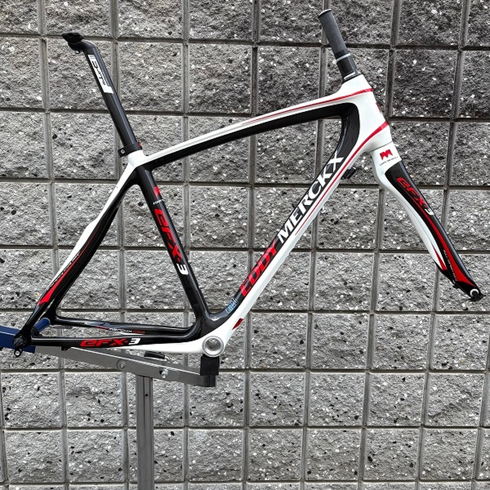 EDDY MERCKX (エディーメルクス) EMX3 ロード フレームセット ホワイトレッドカーボン