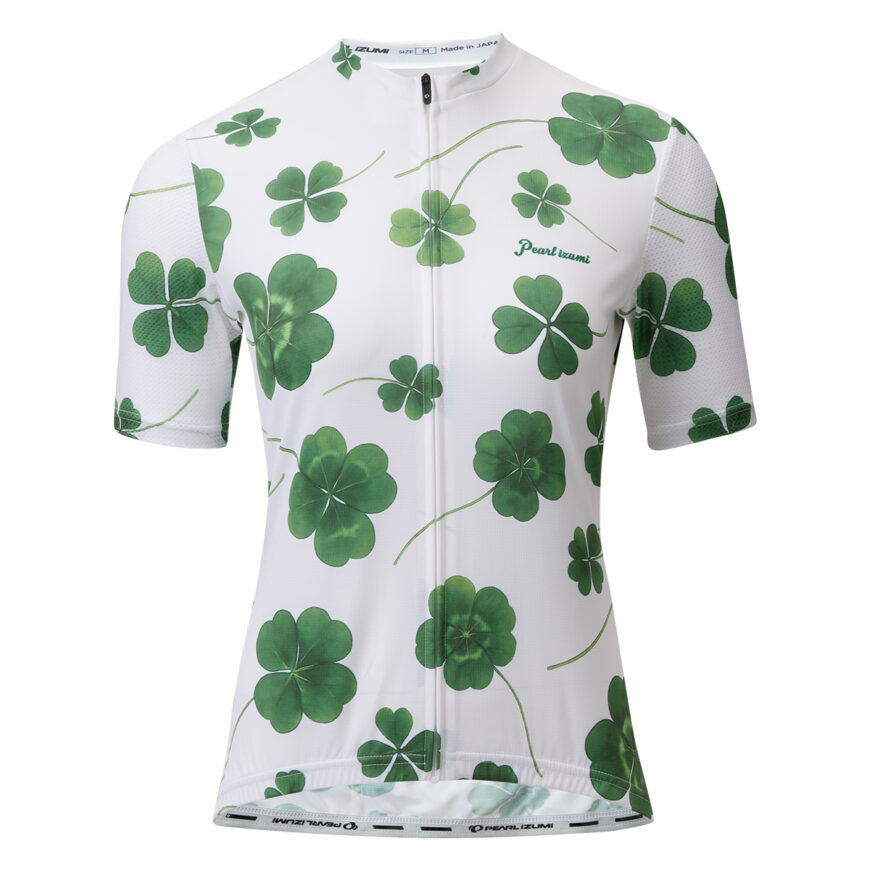 【2026年4月中旬入荷】PEARLIZUMI(パールイズミ) W621-B プリントジャージ 18.クローバー レディースフィット レディースウェア 2026年春夏モデル