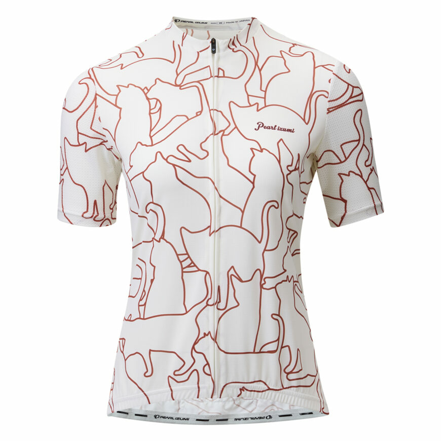 【2026年4月中旬入荷】PEARLIZUMI(パールイズミ) W621-B プリントジャージ 19.キャット レディースフィット レディースウェア 2026年春夏モデル