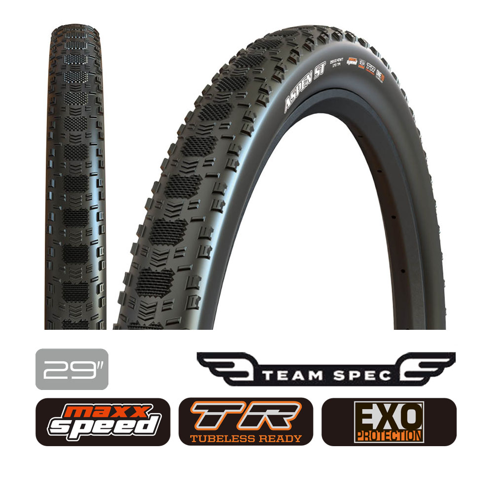 MAXXIS(マキシス) Aspen ST TEAM SPEC アスペンST チームスペック仕様 チューブレスレディーMTBタイヤ