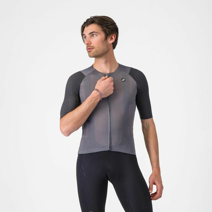 CASTELLI (カステリ) 4526008 AERO RACE 8S JERSEY エアロレース8Sジャージ 021 SMOKY GRAY 2026年春夏モデル