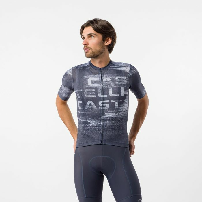 CASTELLI (カステリ) 4526018 STRATUS LOGO JERSEY ストラトスロゴジャージ 456 TWILIGHT BLUE/WINTER SKY 2026年春夏モデル