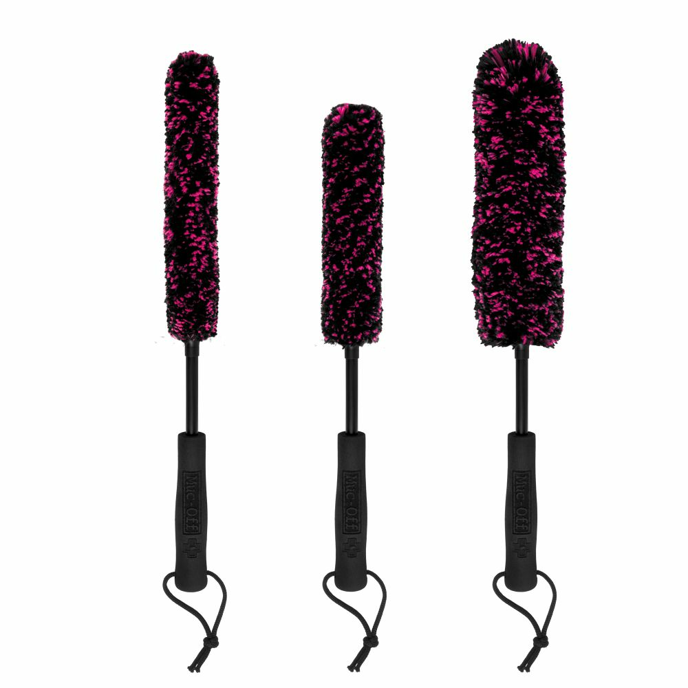 Muc-Off (マックオフ) MICROFIBRE BRUSH KIT (SET OF 3) マイクロファイバーブラシキット 3本セット